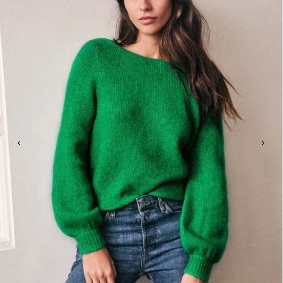Sezane Multicolor Off-the-Shoulder Sweater - Picture 4 of 15